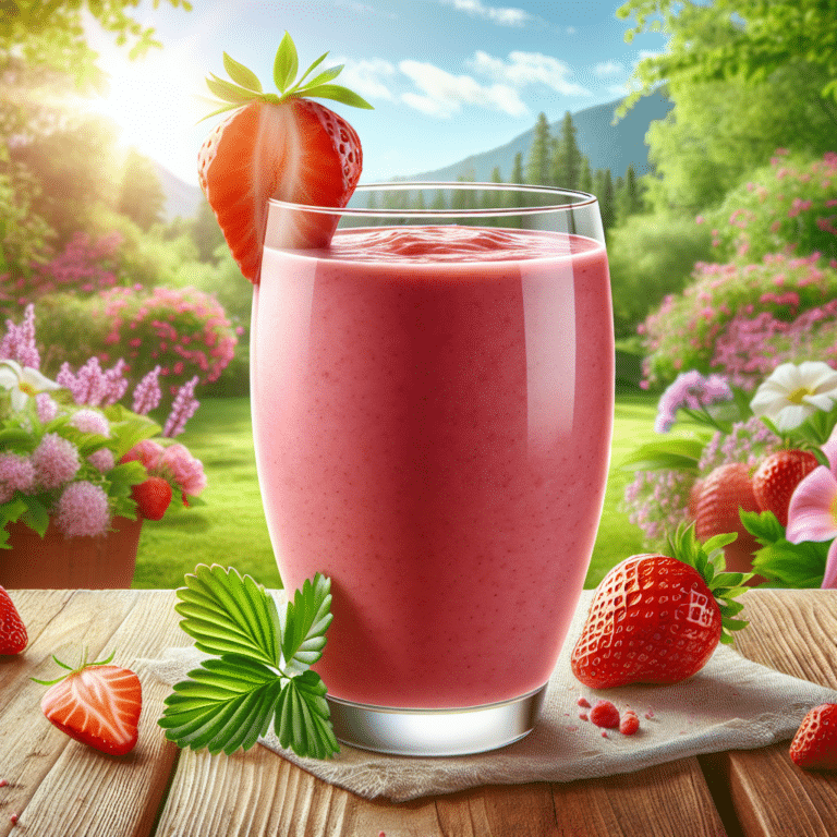 Indulge Yourself with an Easy Strawberry Smoothie Recipe