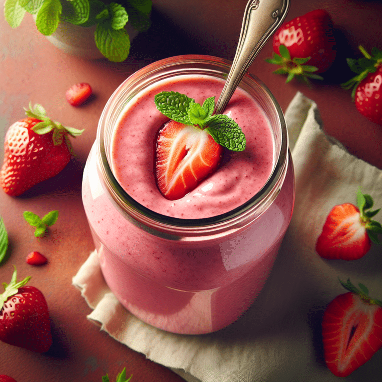 Indulge Yourself with an Easy Strawberry Smoothie Recipe