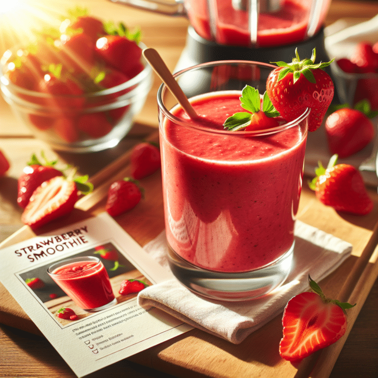 Start Your Day with an Easy Strawberry Smoothie Recipe