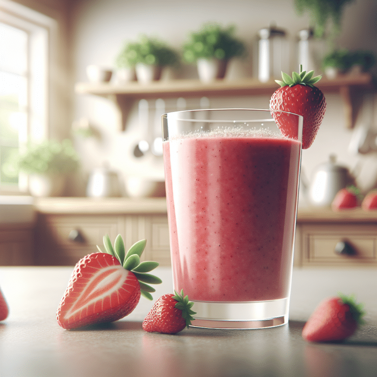 Healthy and Delicious Strawberry Smoothie Recipe in Minutes