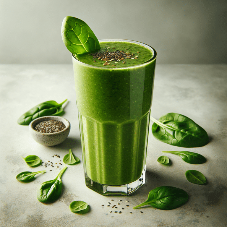 Protein-Packed Spinach Green Smoothie