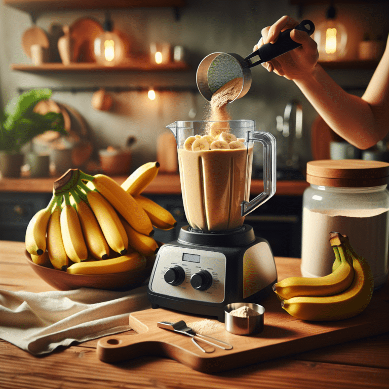 Whipping Up a Delicious Banana Protein Smoothie at Home