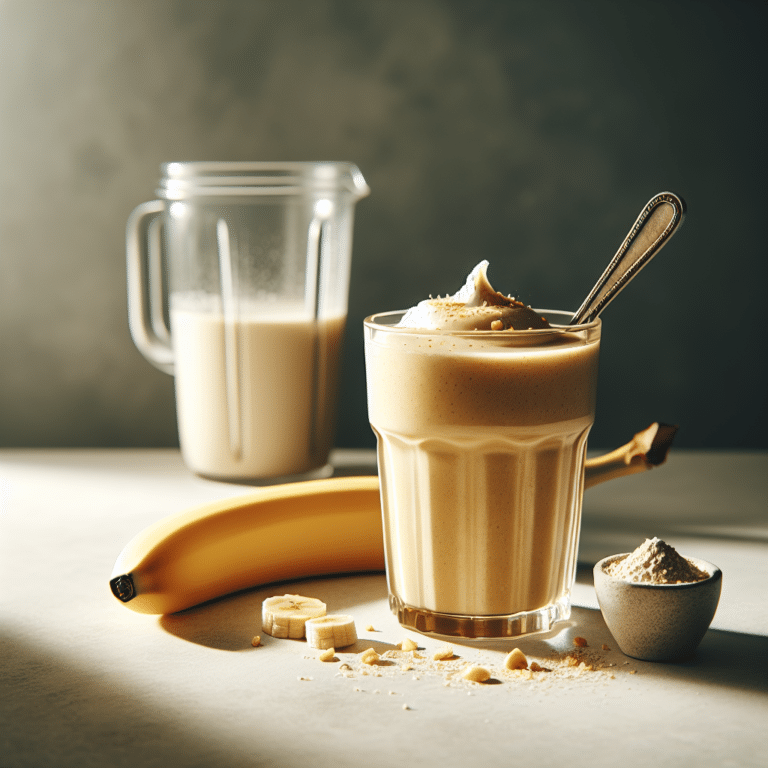 A Simple &amp; Delicious Banana Protein Smoothie Recipe