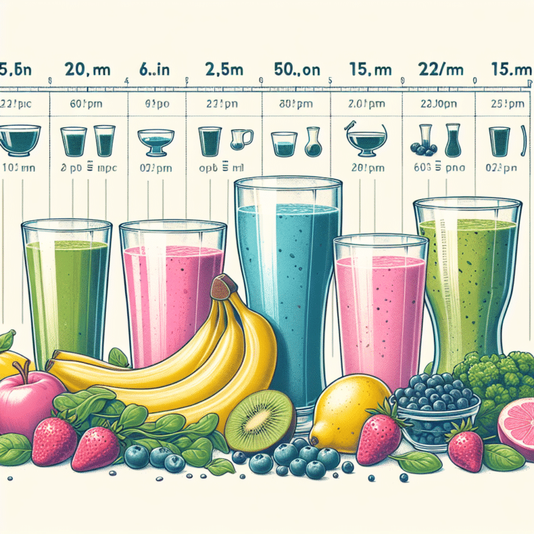 The Perfect Smoothie Portion Size Guide