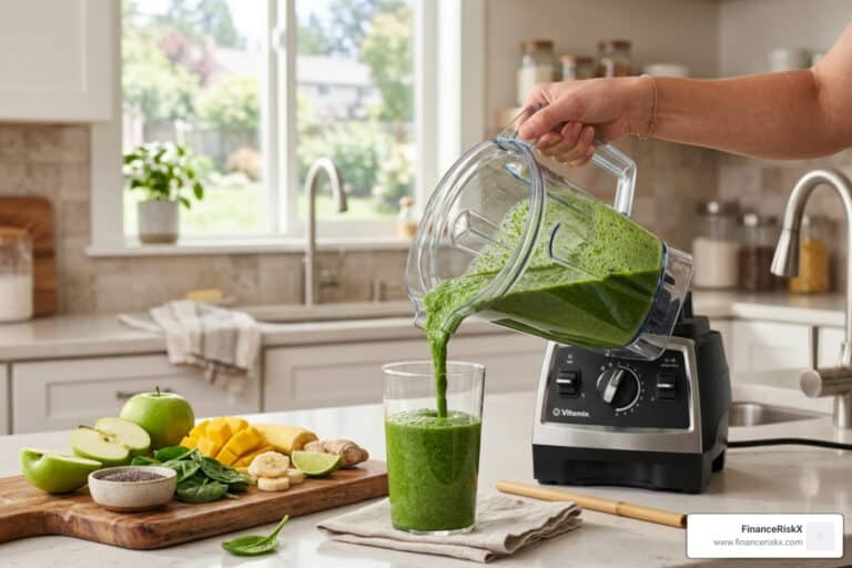 blender smoothie serving tips