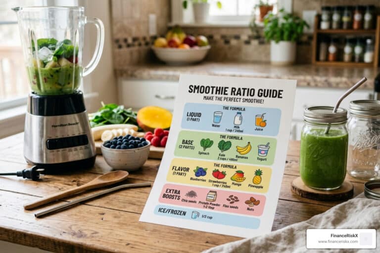 smoothie ratio chart