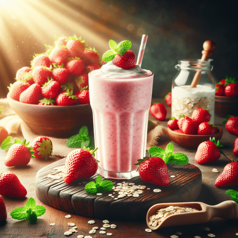 Weight Loss Friendly Fruit Strawberry Smoothie