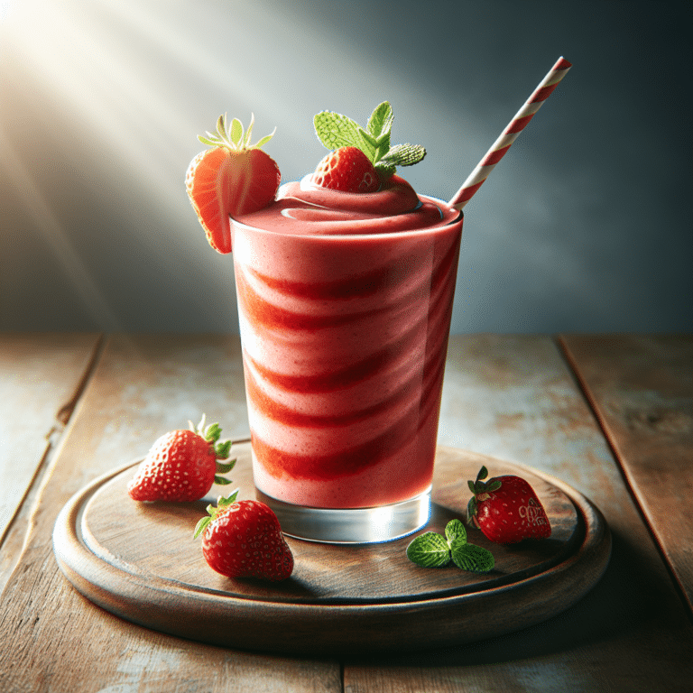Healthy and Easy Strawberry Smoothie
