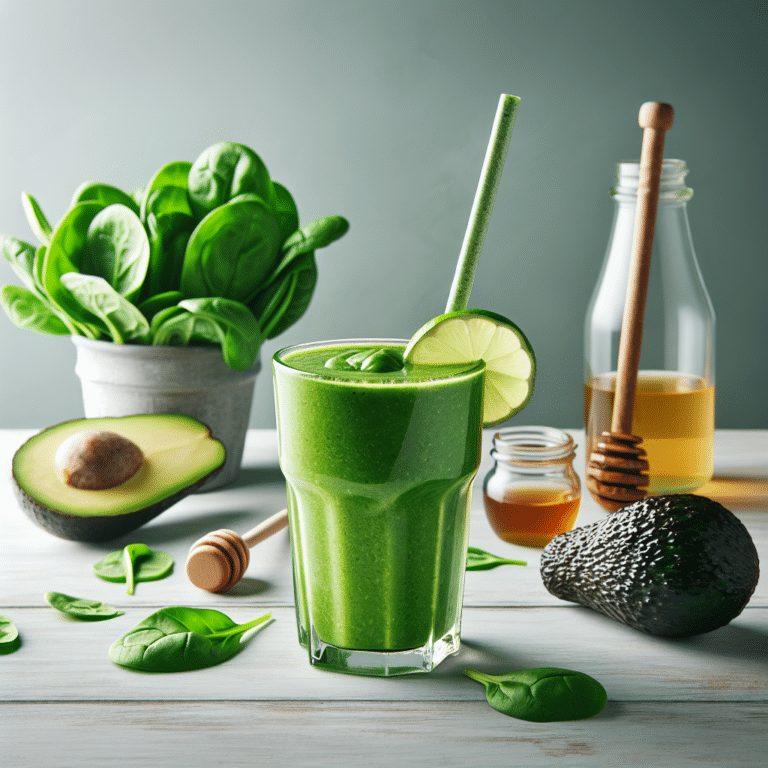 A Healthy Spinach Smoothie Recipe You Can't Miss