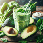 Creamy Avocado Spinach Smoothie Recipe