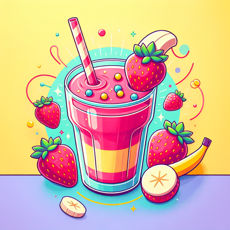 Kid-Friendly Strawberry Banana Smoothie".