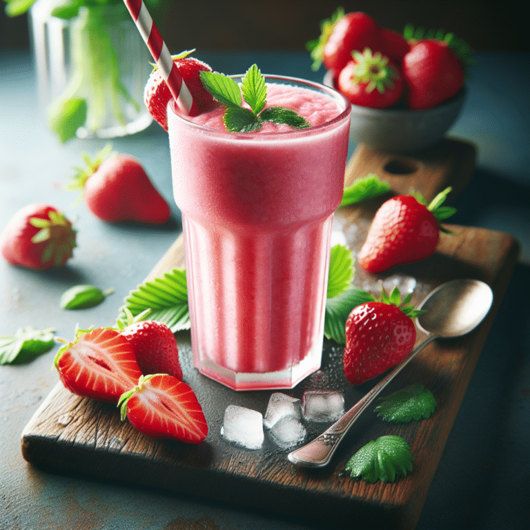 Quick and Easy Strawberry Smoothie Recipe