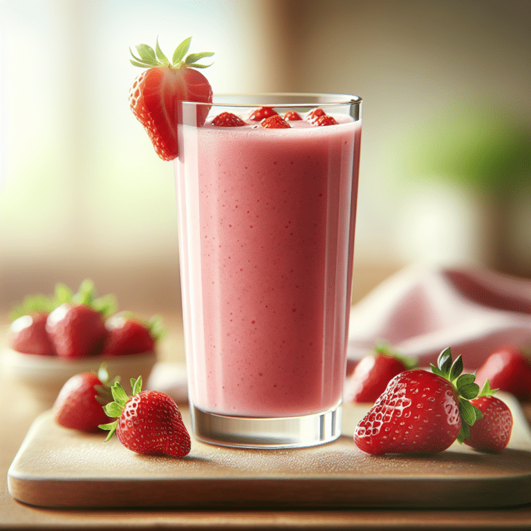 Quick and Healthy Strawberry Smoothie Recipe
