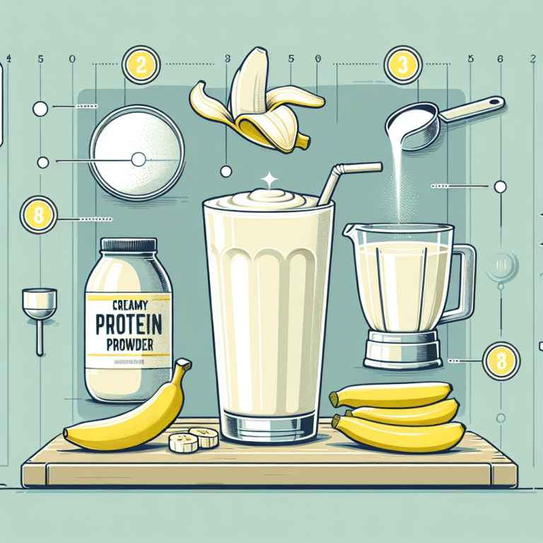 How to Make a Creamy Banana Protein Smoothie