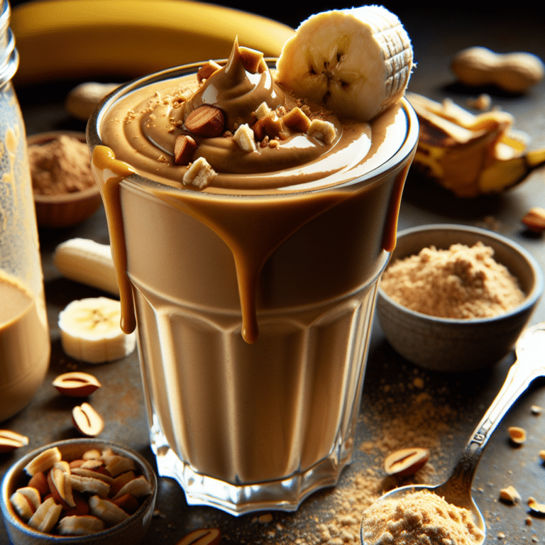 Peanut butter and Banana Protein Smoothie: Ultimate Fitness Recipe