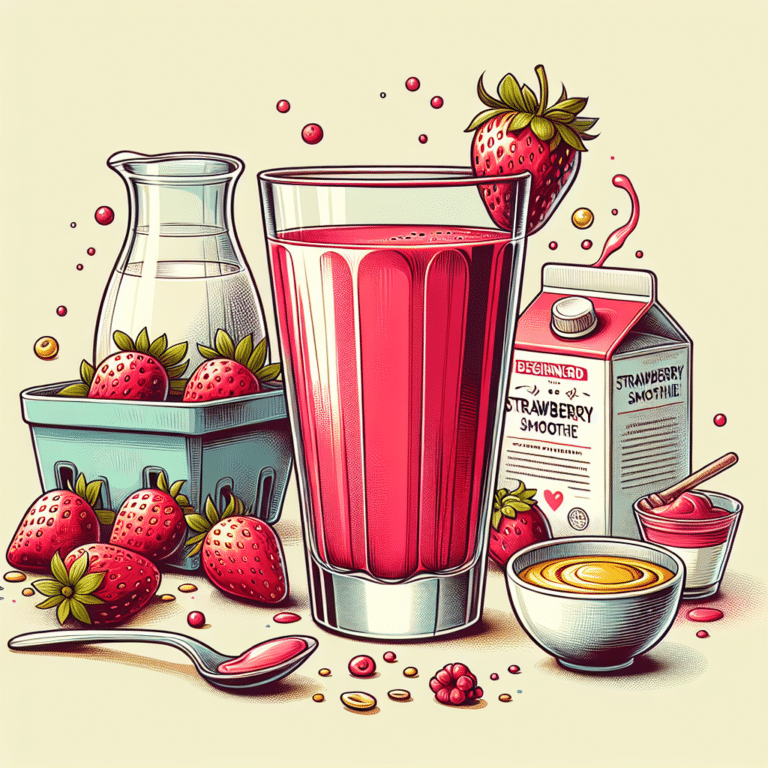 Easy Strawberry Smoothie Recipe for Beginners
