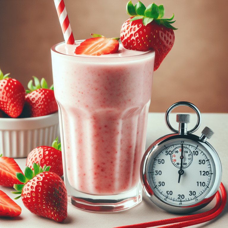 10-Minute Recipe: Delicious Strawberry Smoothie