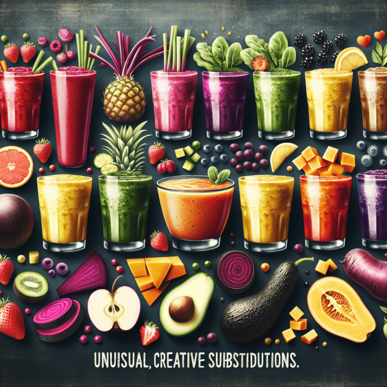 Clever Substitutions in Smoothie Recipes