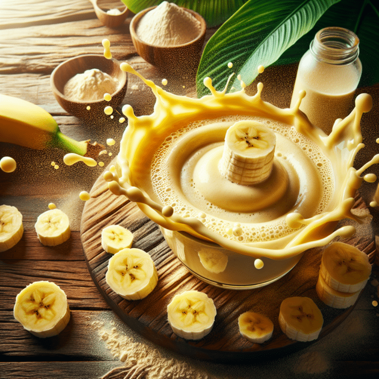 Boost Your Day with Banana Protein Smoothie