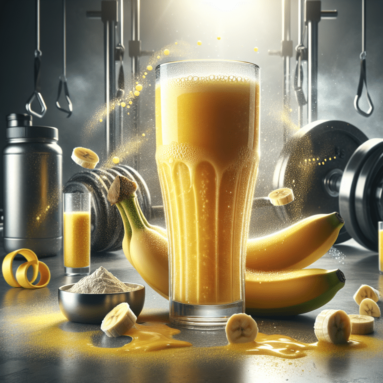 A Muscle-Building Elixir: The Banana Protein Smoothie