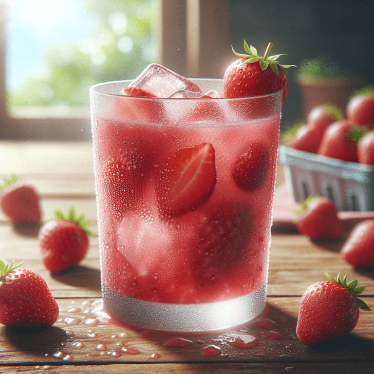 Refreshing Strawberry Smoothie to Beat the Heat