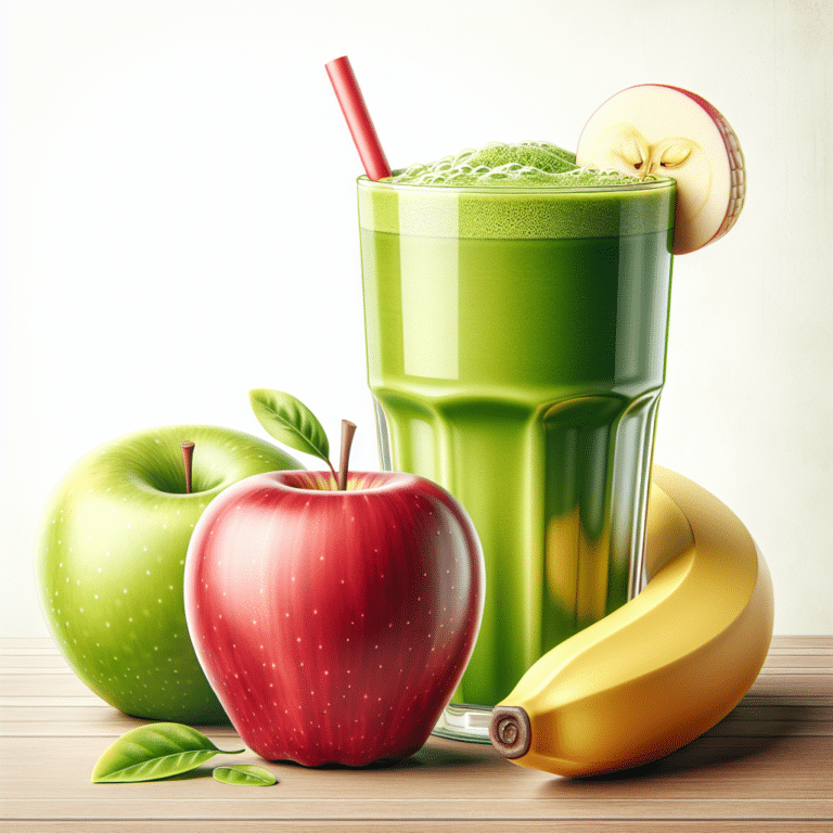 Apple and Banana Green Smoothie Recipe