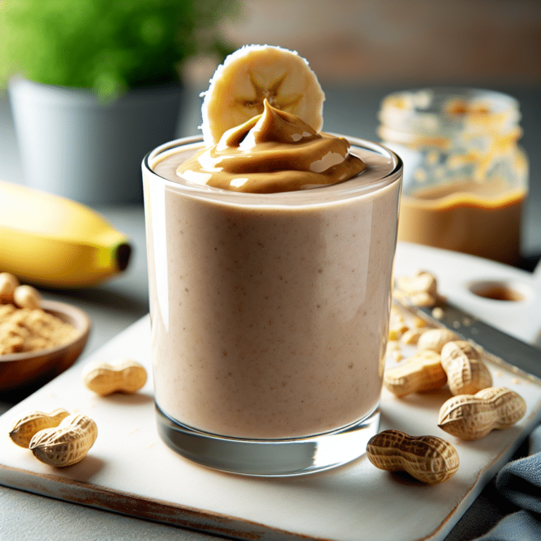 Peanut Butter Banana Protein Smoothie Recipe