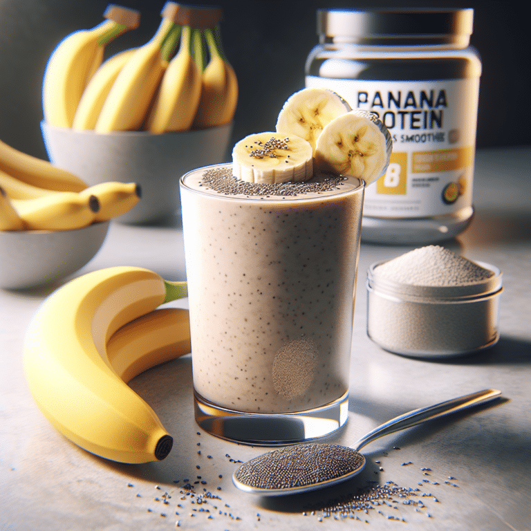 Refreshing Banana Protein Smoothie for a Healthy Diet