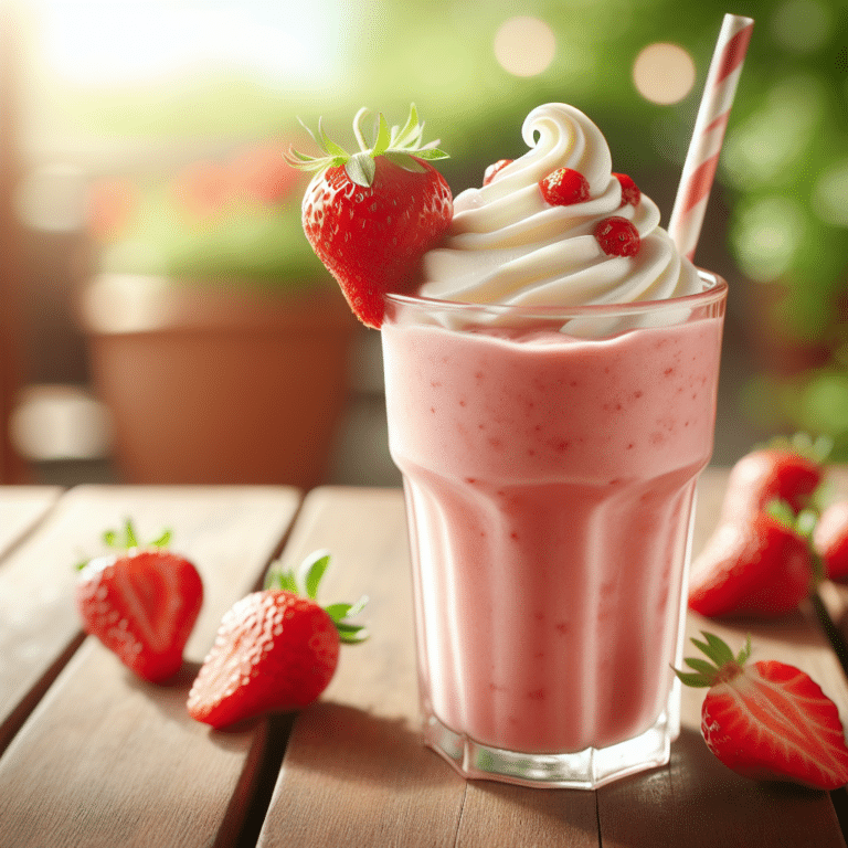 Refreshing Strawberry Smoothie Recipe