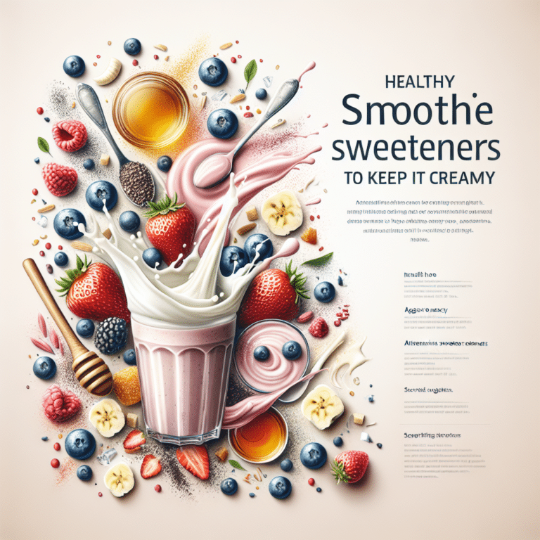 Healthy Smoothie Sweeteners to Keep it Creamy
