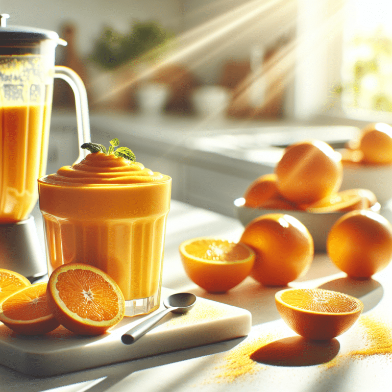 Easy Orange Smoothie for Mornings