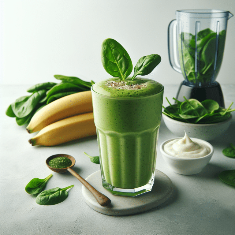 A Nutritious Spinach Smoothie in No Time