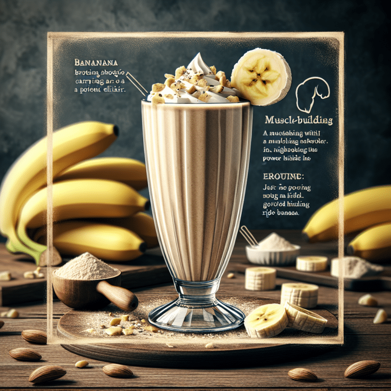 A Muscle-Building Elixir: The Banana Protein Smoothie