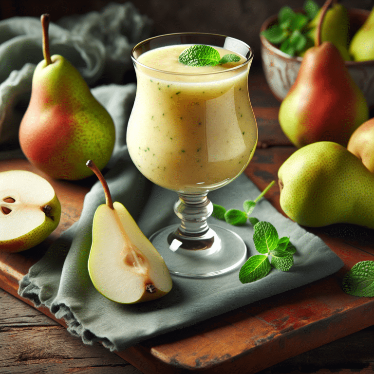 and Pear Smoothie Recipe