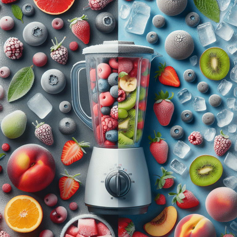 Frozen Fruits VS Fresh in Smoothie-Making